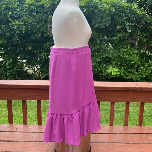 NWT Ann Taylor Pink beautiful Hi Lo Skirt, See measurements in photos below - Picture 10 of 11